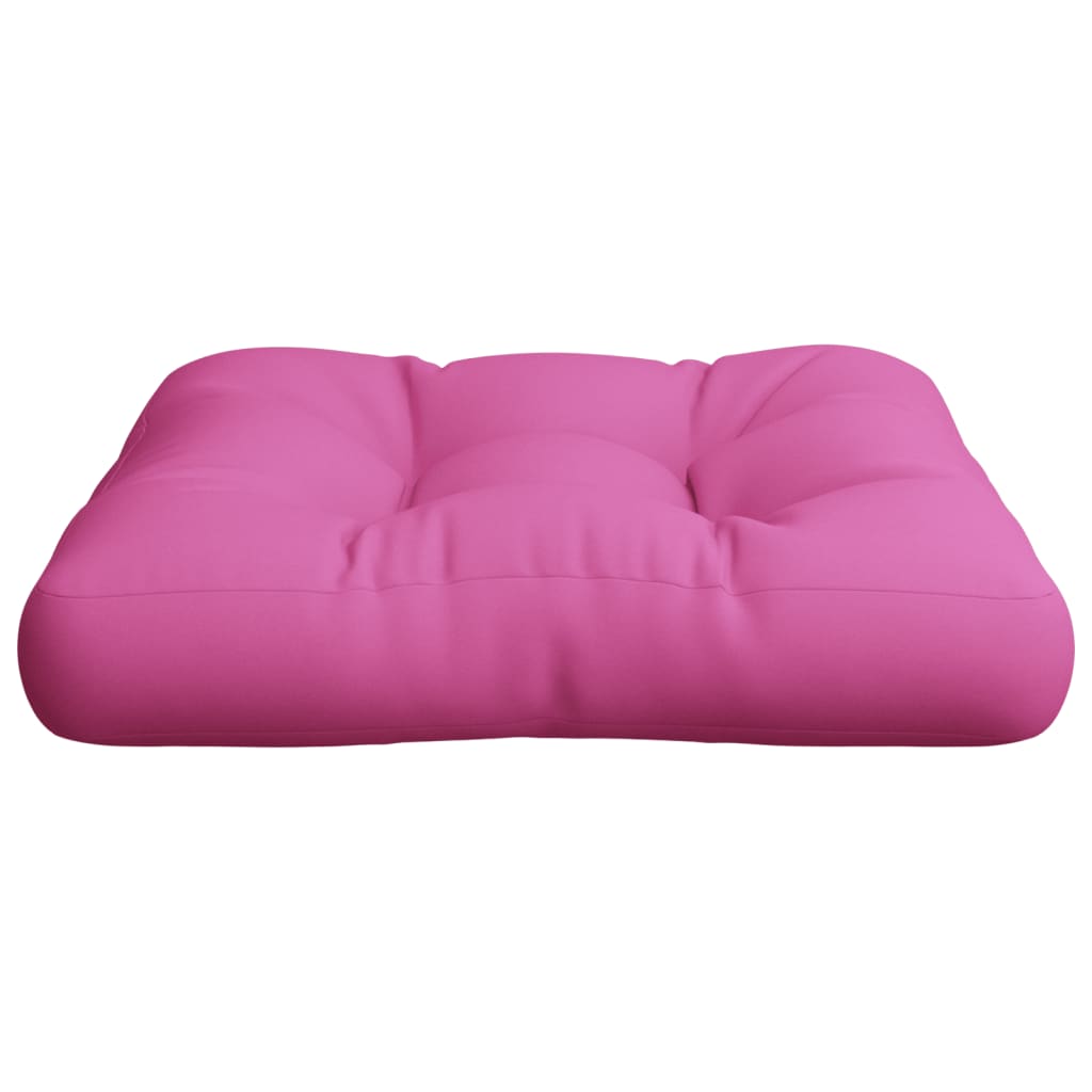 vidaXL Palettenkissen Rosa 60x61,5x10 cm Oxford-Gewebe