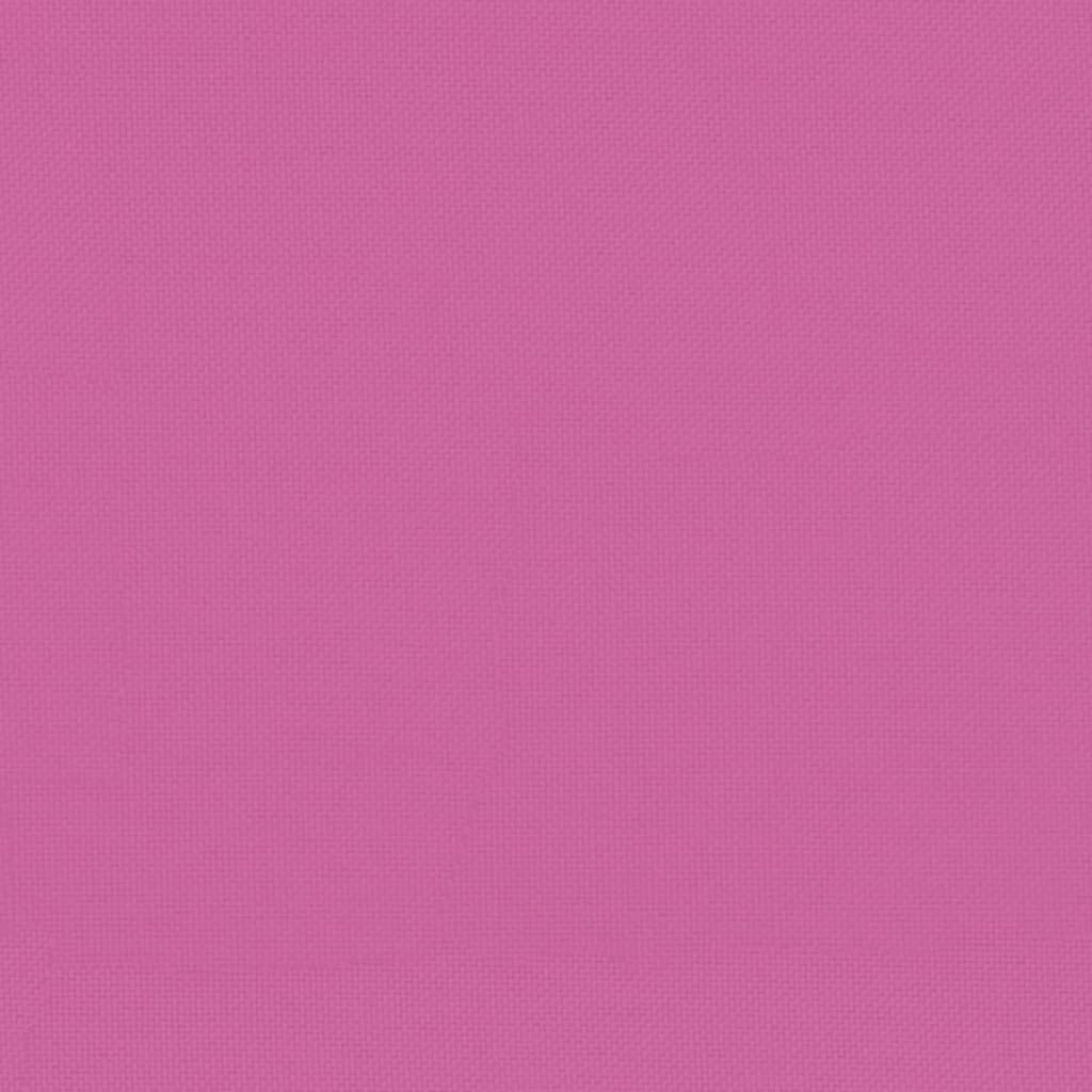 vidaXL Palettenkissen Rosa 60x61,5x10 cm Oxford-Gewebe