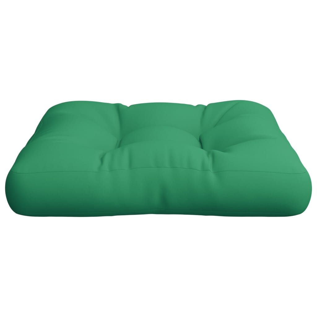 vidaXL Palettenkissen Grün 58x58x10 cm Stoff
