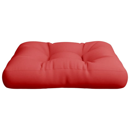 vidaXL Palettenkissen Rot 58x58x10 cm Stoff