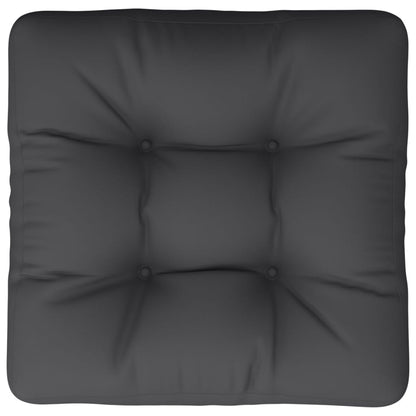 vidaXL Coussin de palette noir 58x58x10 cm en tissu