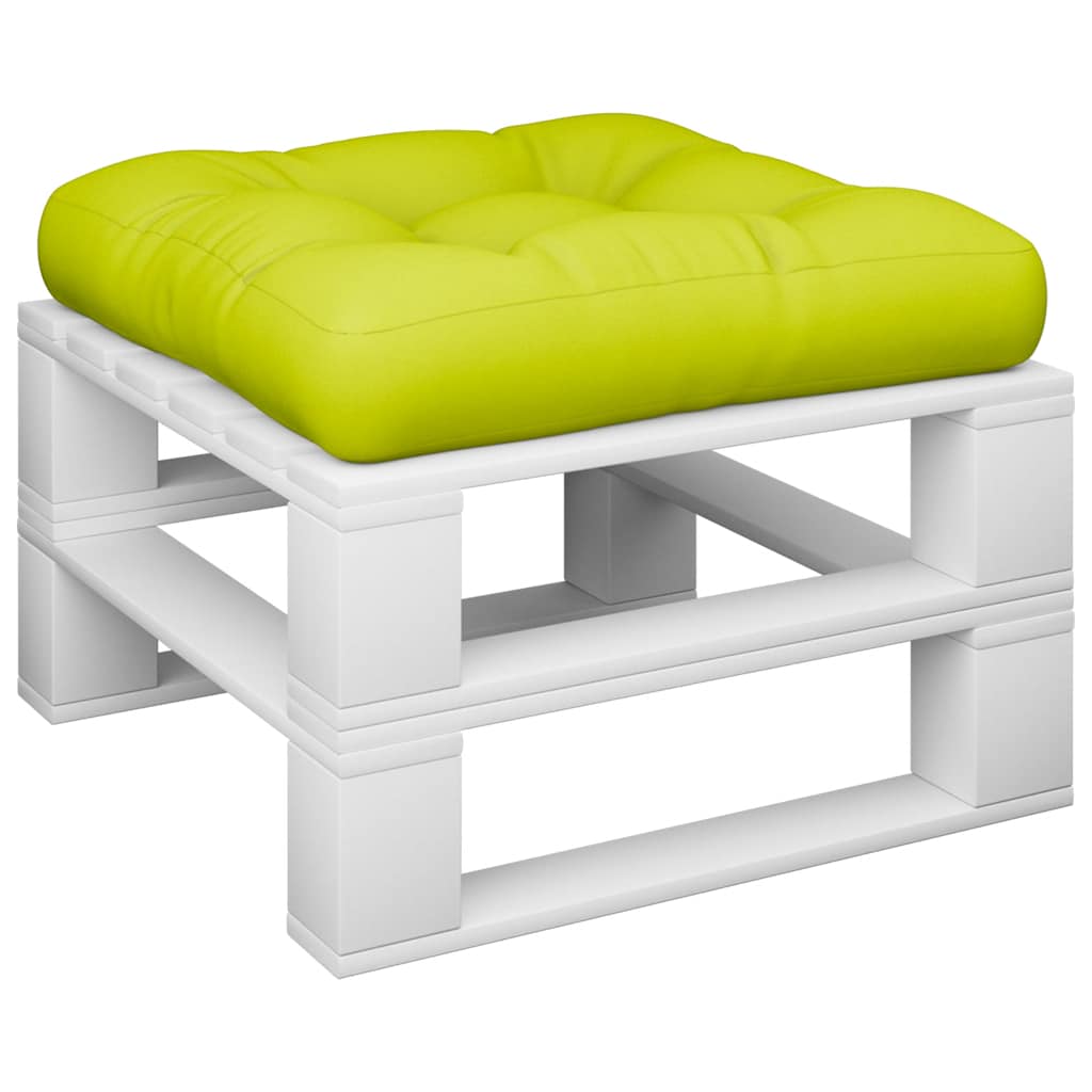 vidaXL Palettenkissen Knallgrün 58x58x10 cm Stoff