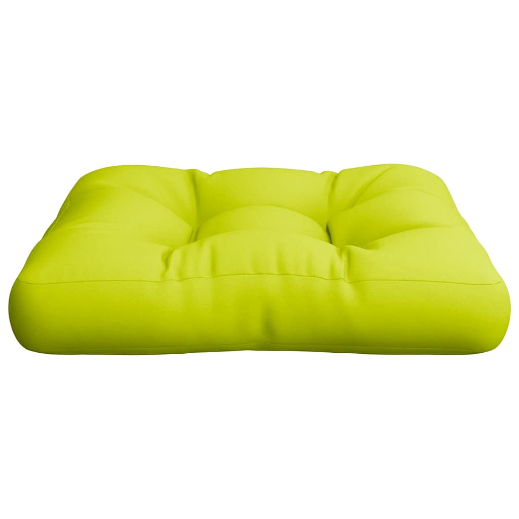 vidaXL Palettenkissen Knallgrün 58x58x10 cm Stoff