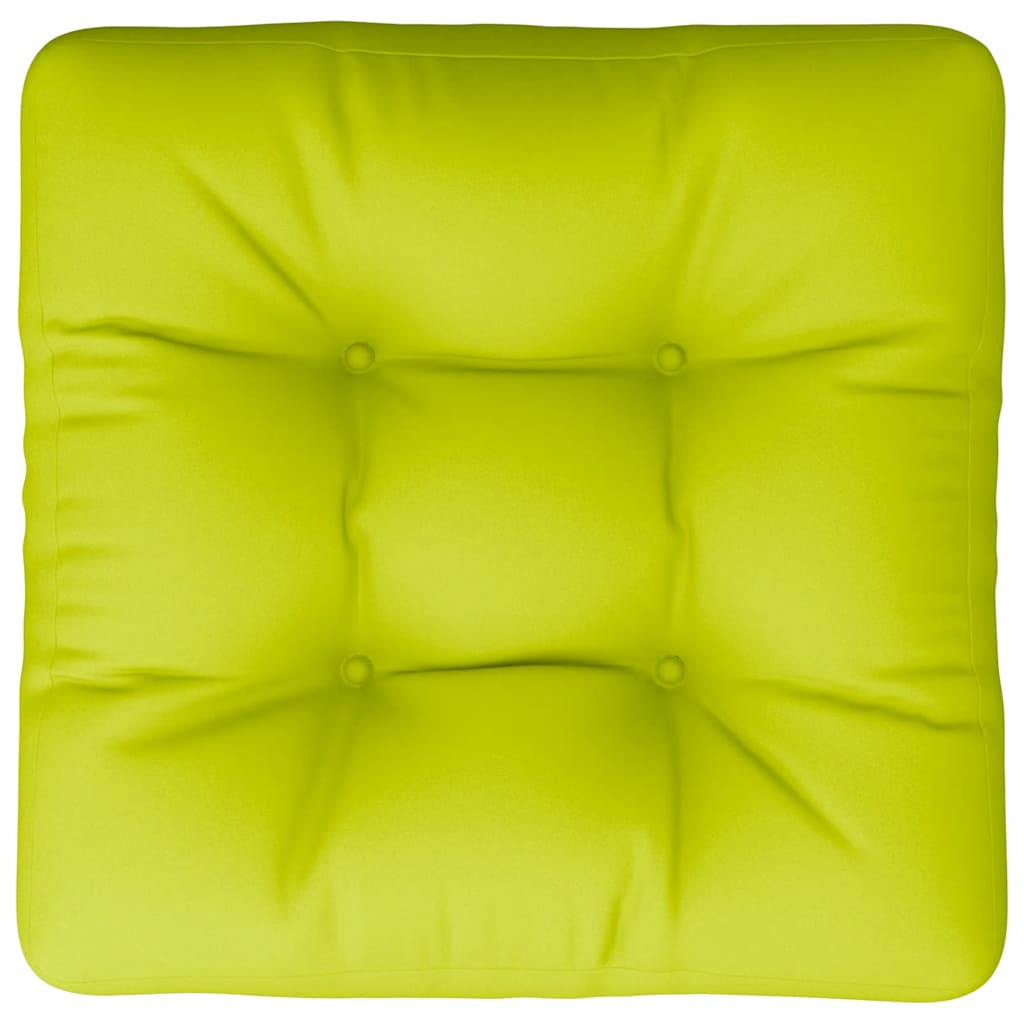 vidaXL Palettenkissen Knallgrün 58x58x10 cm Stoff