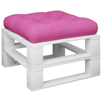 vidaXL Coussin de palette rose 58x58x10 cm en tissu Oxford