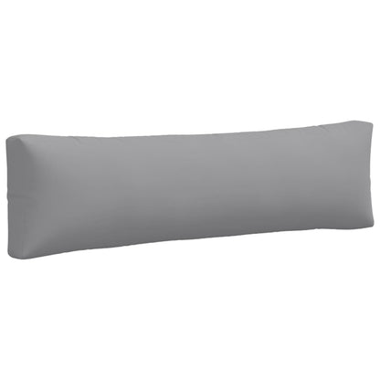 vidaXL Coussins pour palettes 2 pcs Gris Tissu