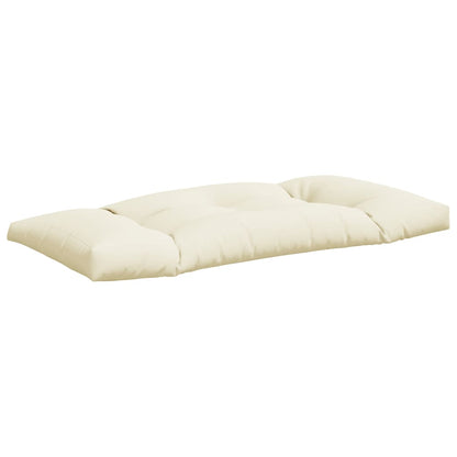 vidaXL Coussins de palette 2 pcs Crème Tissu