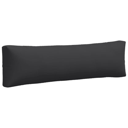 vidaXL Palettenkissen 2-tlg. Schwarz Stoff
