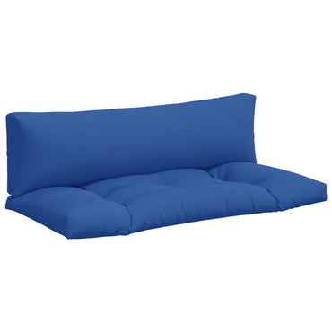 vidaXL Palettenkissen 2 Stk. Blau Stoff