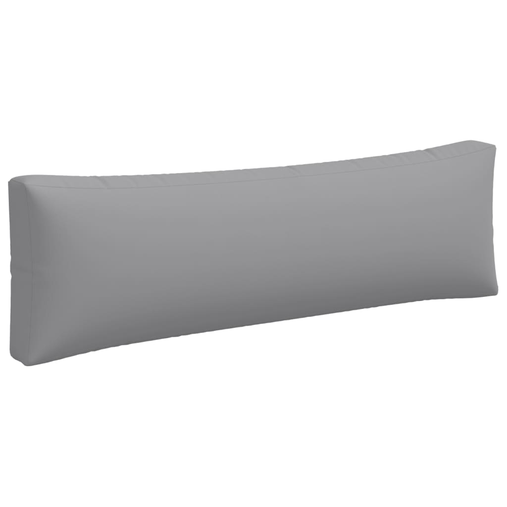 vidaXL Coussins de palette 3 pcs Gris Tissu