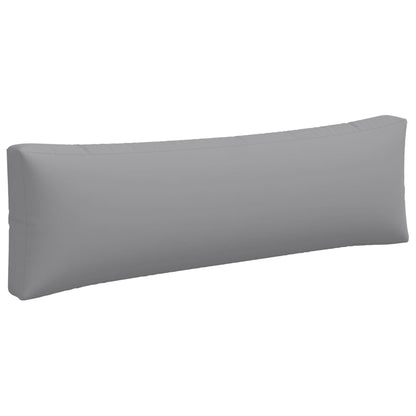 vidaXL Coussins de palette 3 pcs Gris Tissu