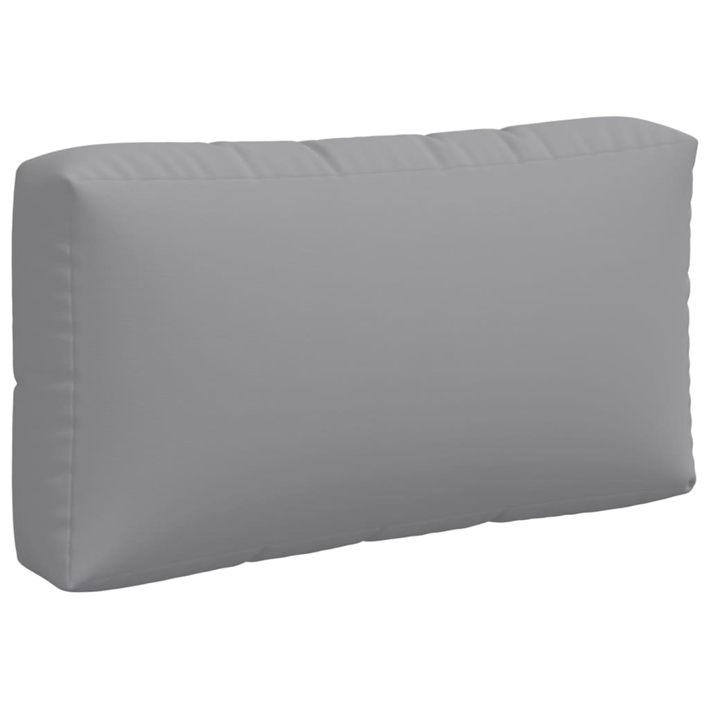 vidaXL Coussins de palette 3 pcs Gris Tissu