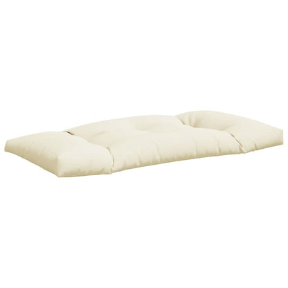 vidaXL Coussins de palette 3 pcs Crème Tissu