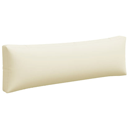 vidaXL Coussins de palette 3 pcs Crème Tissu