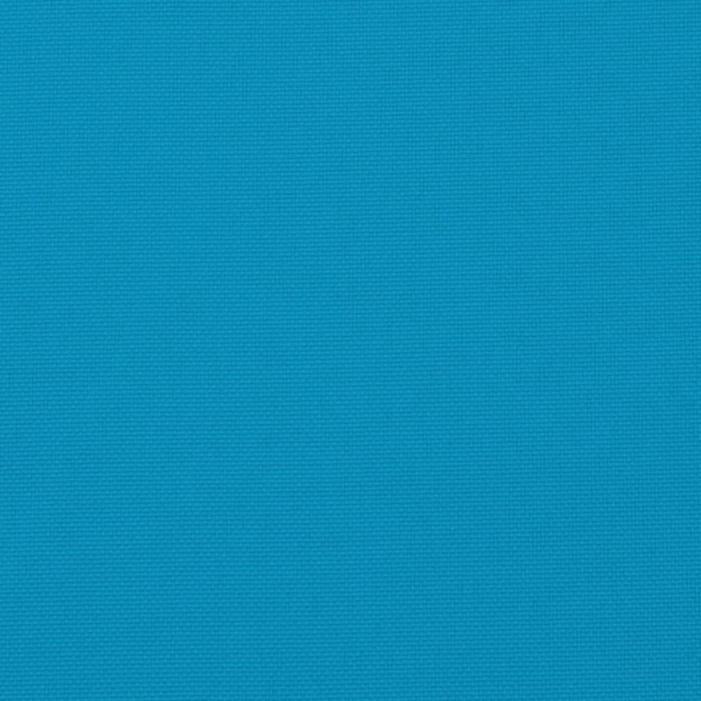 vidaXL Palettenkissen 3-tlg. Hellblau Stoff