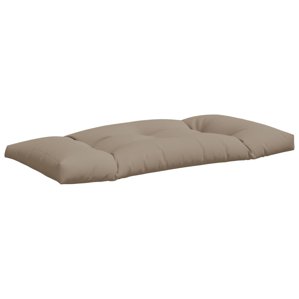 vidaXL Coussins de palette 3 pcs Taupe Tissu