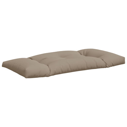 vidaXL Coussins de palette 3 pcs Taupe Tissu