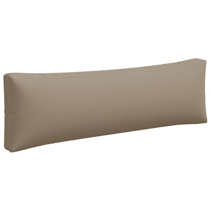 vidaXL Coussins de palette 3 pcs Taupe Tissu
