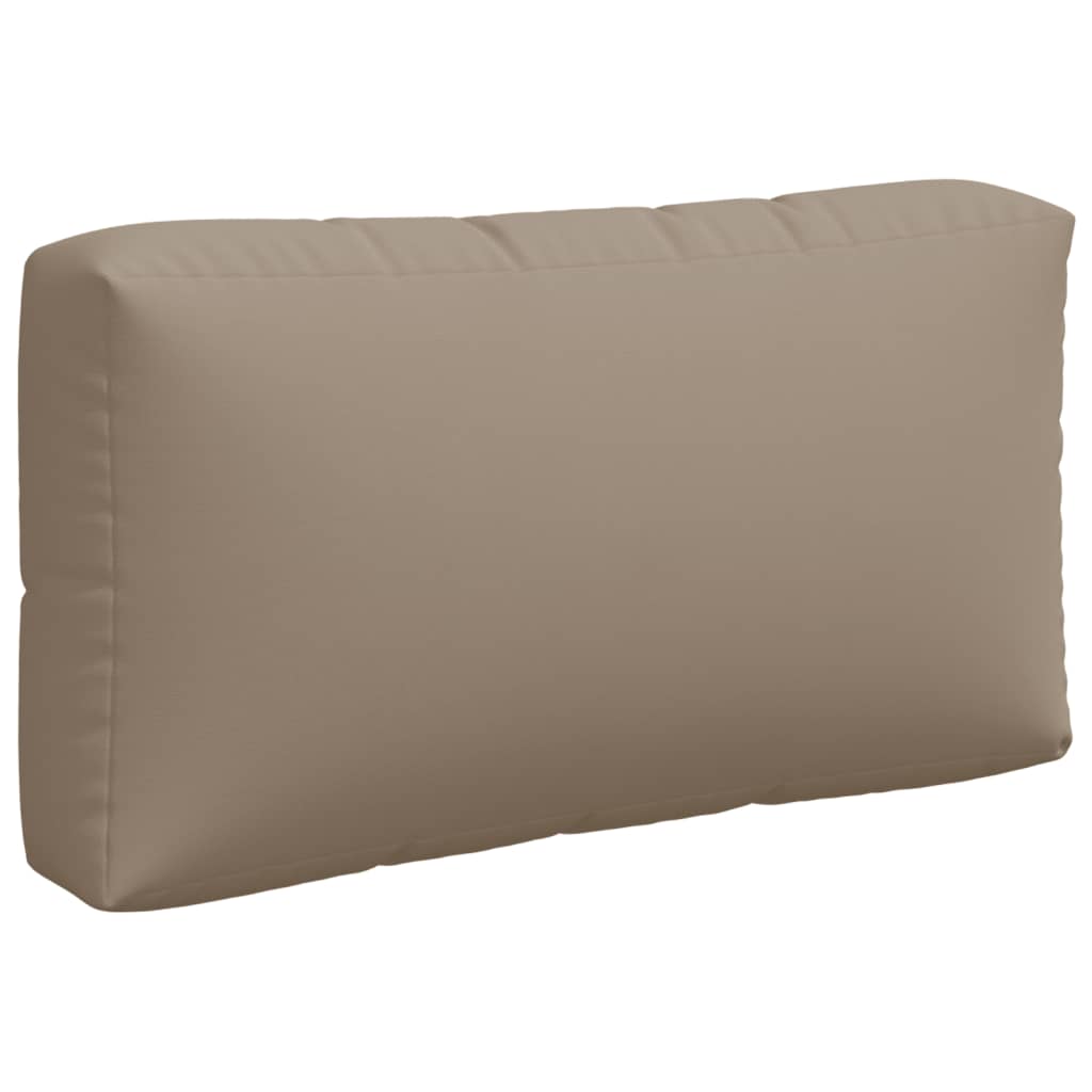 vidaXL Coussins de palette 3 pcs Taupe Tissu