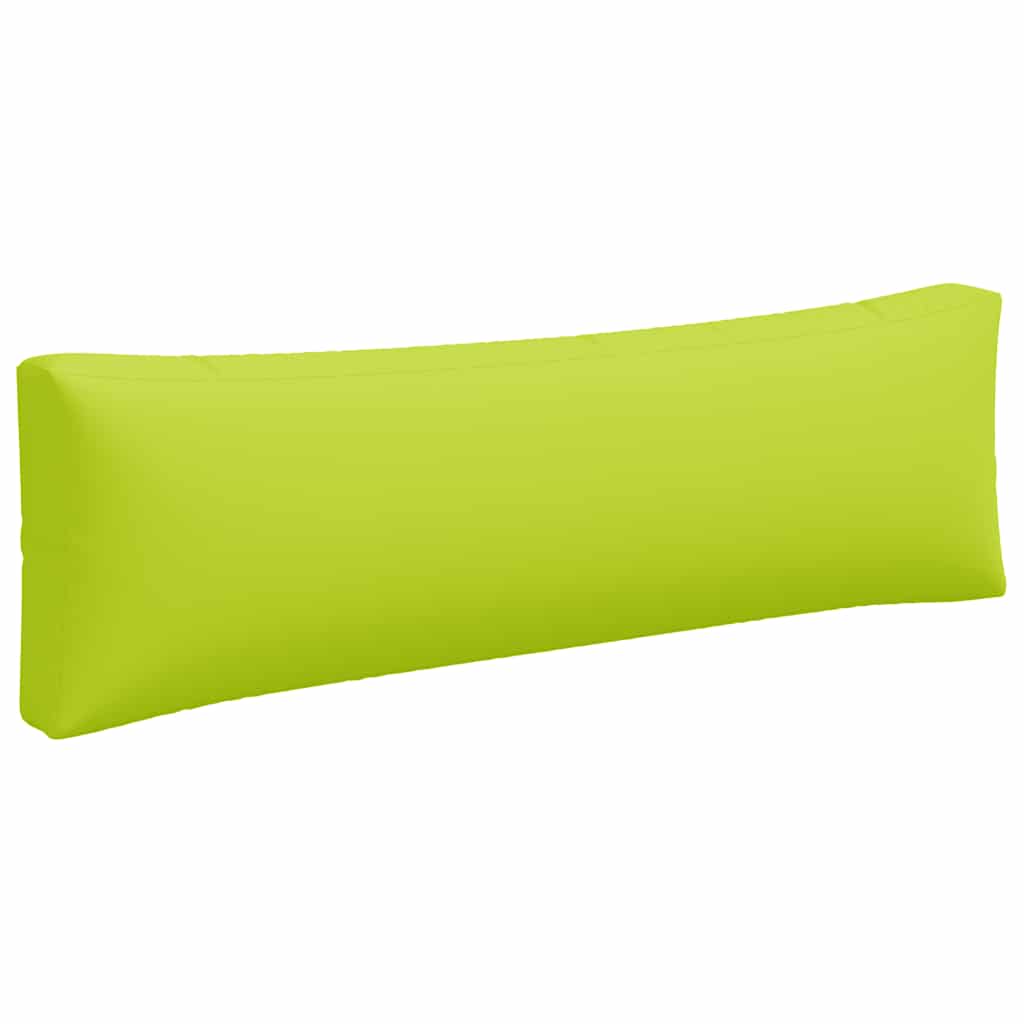 vidaXL Coussins de palette 3 pcs. Vert clair Tissu