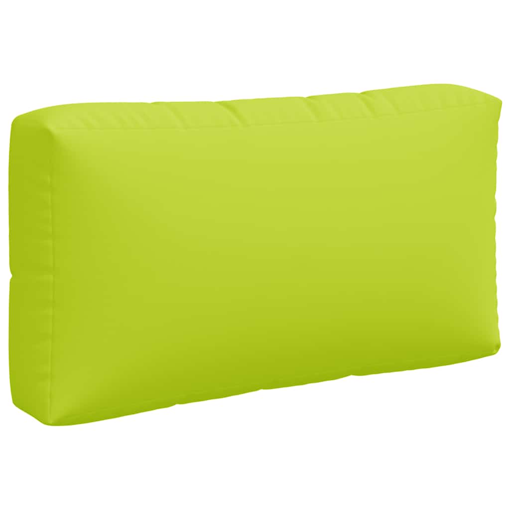 vidaXL Coussins de palette 3 pcs. Vert clair Tissu