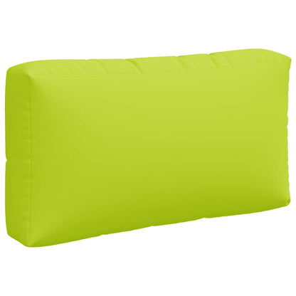 vidaXL Coussins de palette 3 pcs. Vert clair Tissu