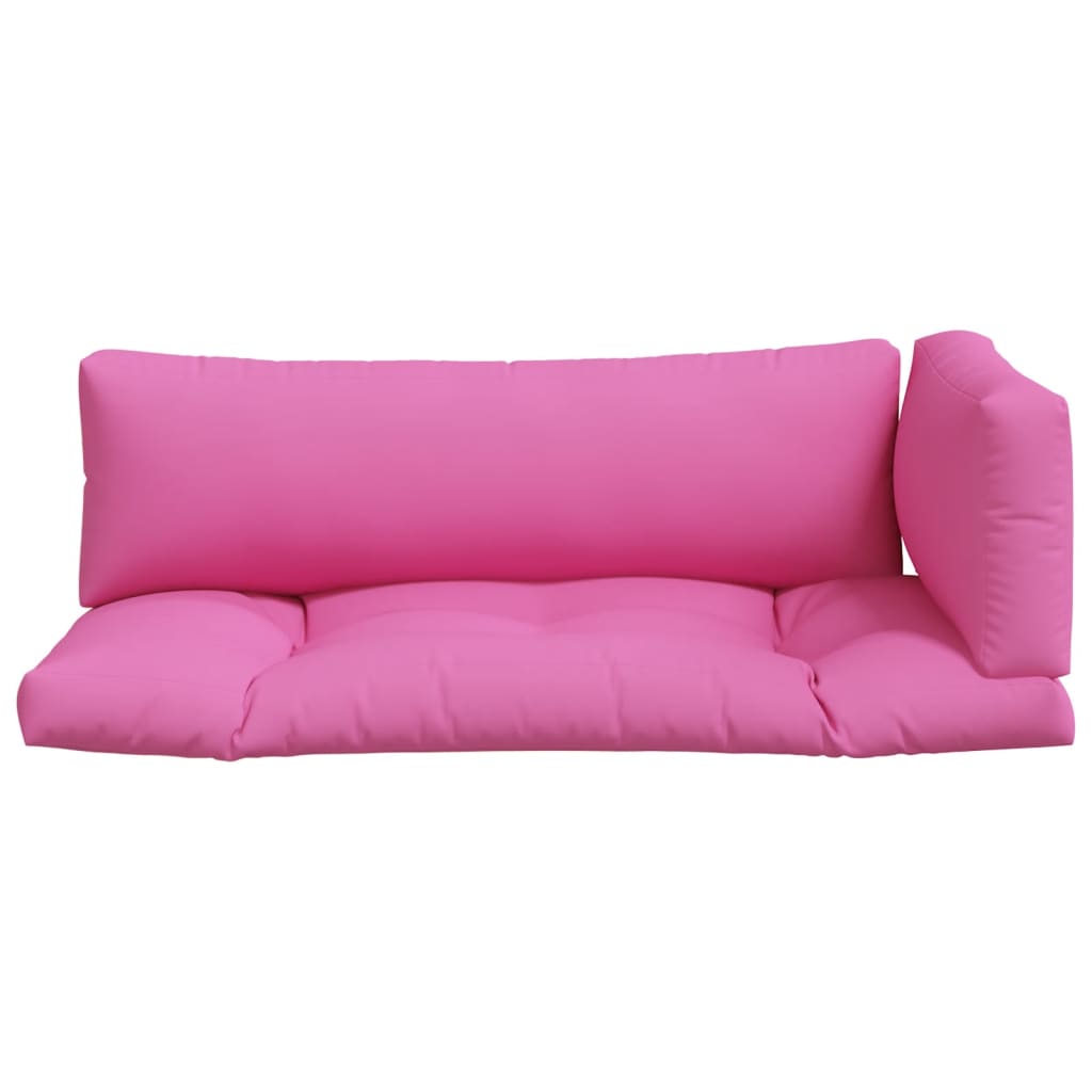 vidaXL Palettenkissen 3 Stk. Rosa Oxford-Gewebe