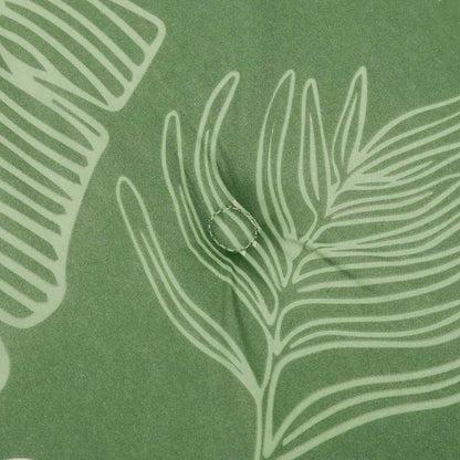 vidaXL Stuhlkissen 4 Stk. Blattmuster 40x40x4 cm Stoff
