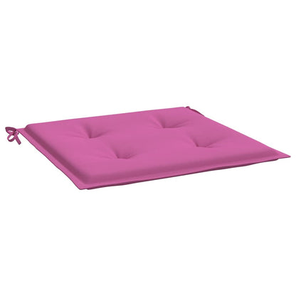 vidaXL Coussins de chaise de jardin 4 pcs Rose 40x40x4 cm Tissu