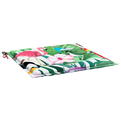 vidaXL Gartenstuhl-Kissen 2 Stk. Mehrfarbig 50x50x4 cm Stoff