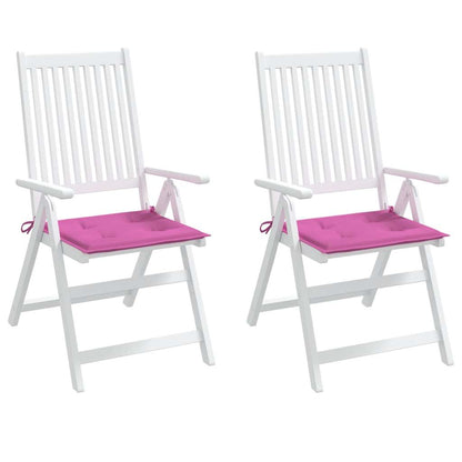 vidaXL Gartenstuhl-Kissen 2 Stk. Rosa 50x50x4 cm Stoff