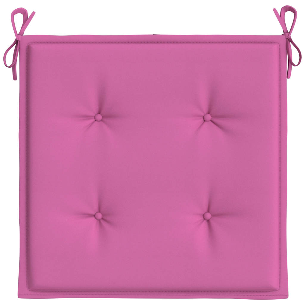vidaXL Gartenstuhl-Kissen 2 Stk. Rosa 50x50x4 cm Stoff
