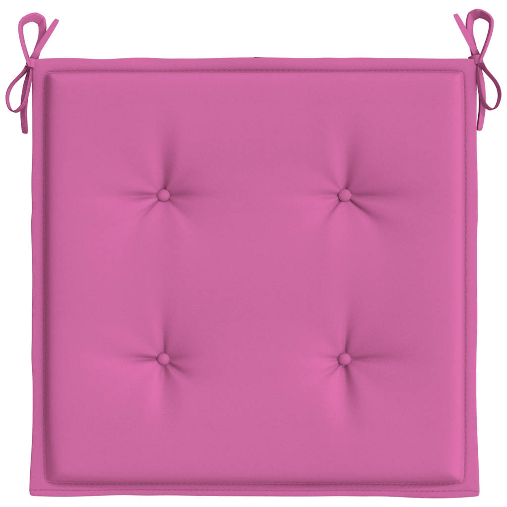 vidaXL Gartenstuhl-Kissen 4 Stk. Rosa 50x50x4 cm Stoff