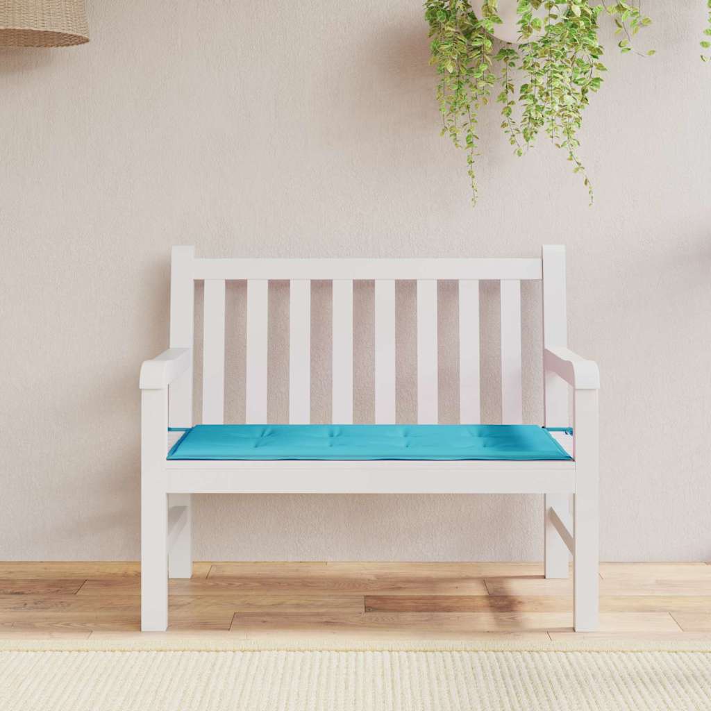 vidaXL Stuhlpolster Uni Türkis 100 x 50 x 3 cm Oxford-Stoff