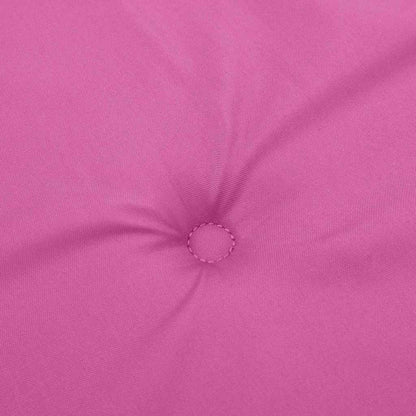 vidaXL Stuhlpolster Uni Rosa 120 x 50 x 3 cm Oxford-Stoff