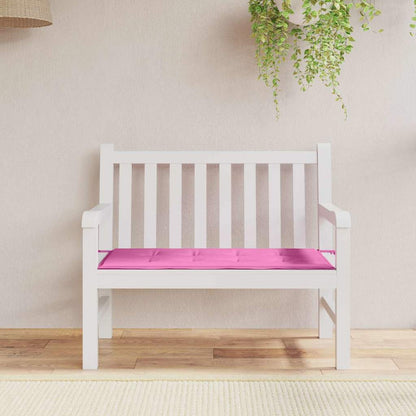 vidaXL Stuhlpolster Uni Rosa 120 x 50 x 3 cm Oxford-Stoff