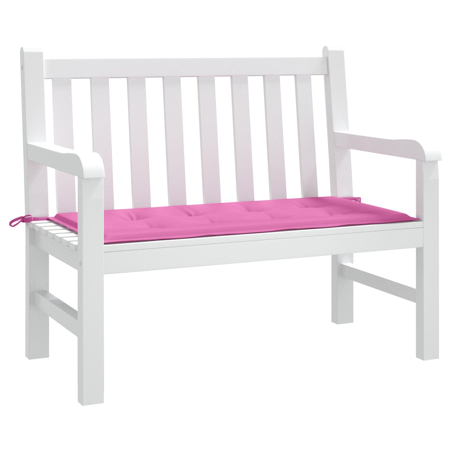 vidaXL Stuhlpolster Uni Rosa 120 x 50 x 3 cm Oxford-Stoff