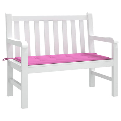 vidaXL Stuhlpolster Uni Rosa 120 x 50 x 3 cm Oxford-Stoff