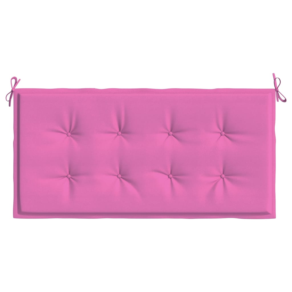 vidaXL Stuhlpolster Uni Rosa 120 x 50 x 3 cm Oxford-Stoff