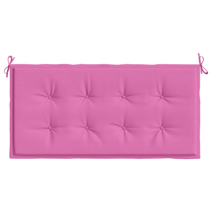 vidaXL Stuhlpolster Uni Rosa 120 x 50 x 3 cm Oxford-Stoff
