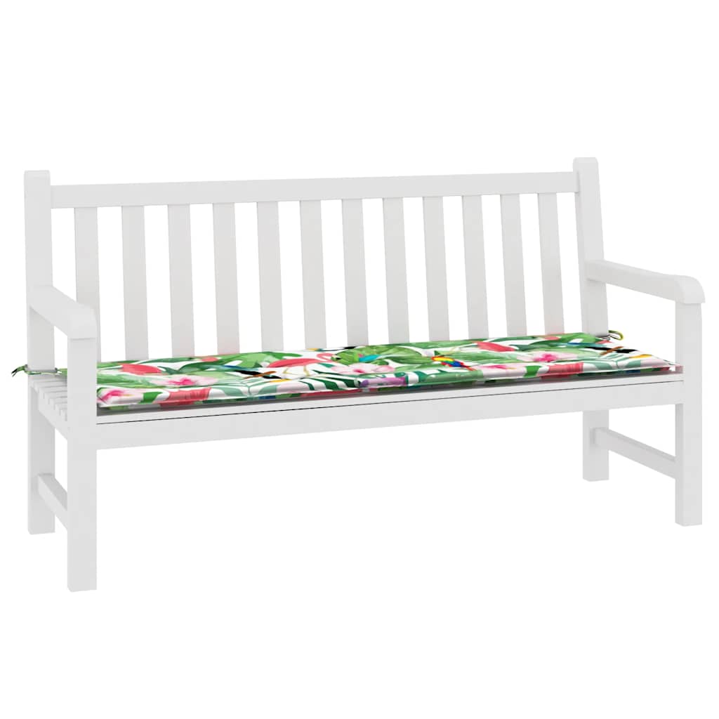 vidaXL Coussin de banc de jardin multicolore 150x50x4 cm Tissu Oxford