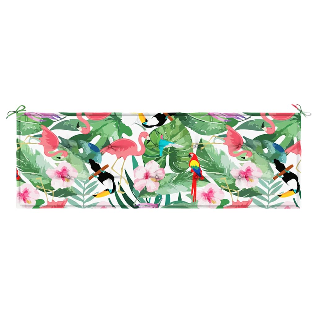 vidaXL Coussin de banc de jardin multicolore 150x50x4 cm Tissu Oxford