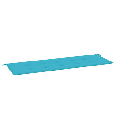vidaXL Gartenbank-Auflage Türkis 150x50x4 cm Oxford-Gewebe