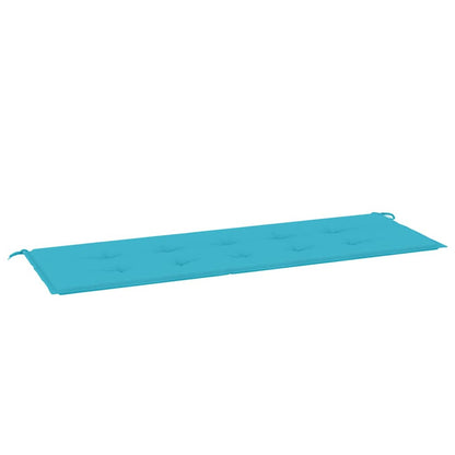 vidaXL Gartenbank-Auflage Türkis 150x50x4 cm Oxford-Gewebe
