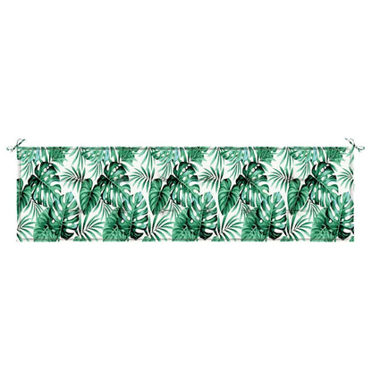 vidaXL Bankpolster Blatt Blattmuster 150 x 50 x 3 cm Oxford-Stoff