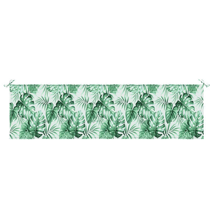 vidaXL Bankpolster Blatt Blattmuster 150 x 50 x 3 cm Oxford-Stoff