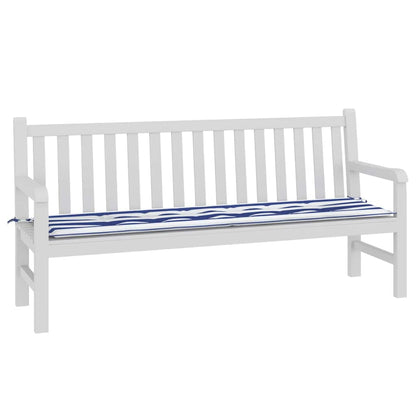 vidaXL Bankpolster Schwarz kariert 150 x 50 x 3 cm Oxford-Stoff