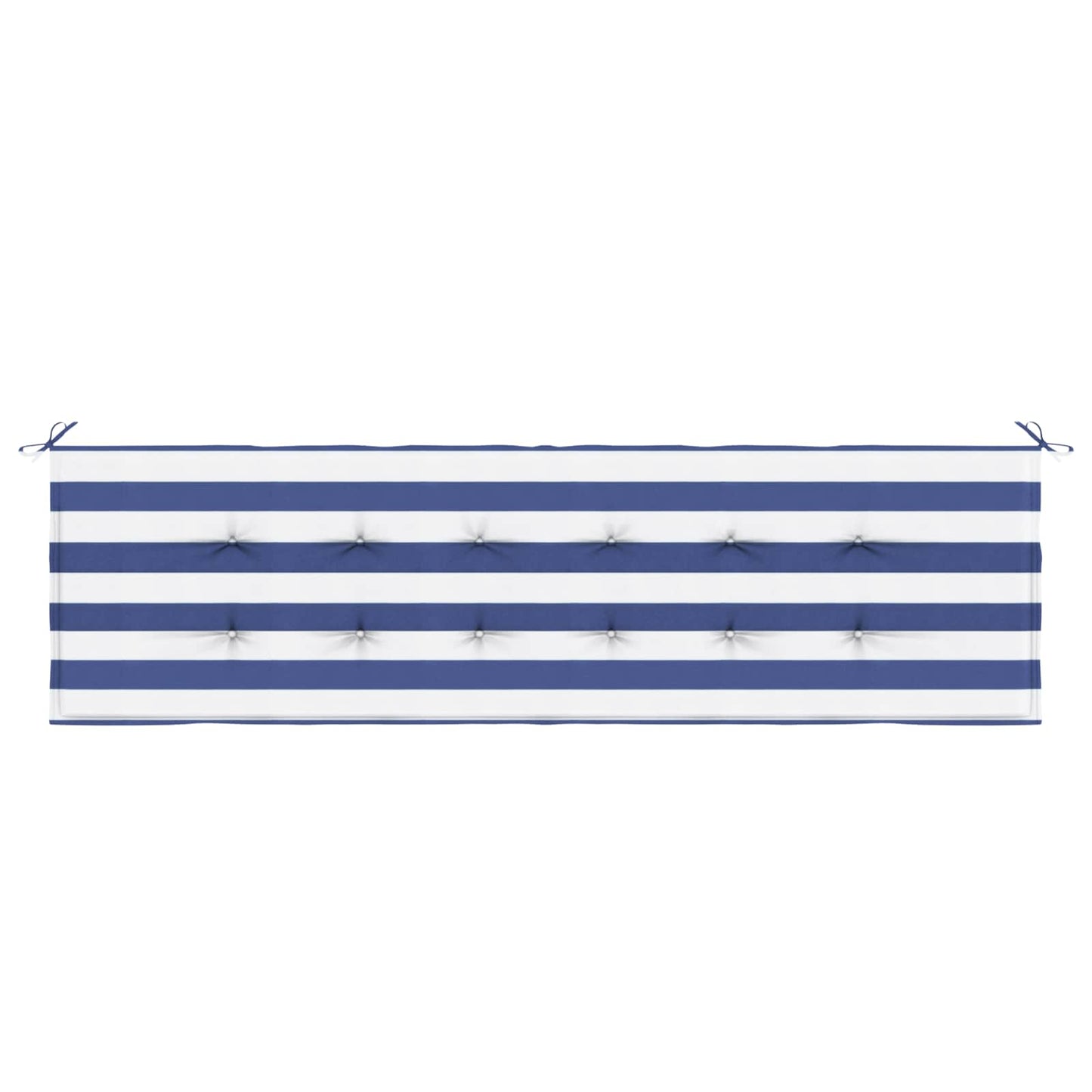vidaXL Bankpolster Schwarz kariert 150 x 50 x 3 cm Oxford-Stoff