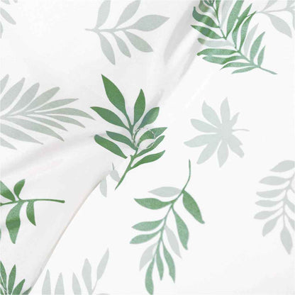 vidaXL Coussin de banc motif feuilles 150 x 50 x 3 cm tissu Oxford