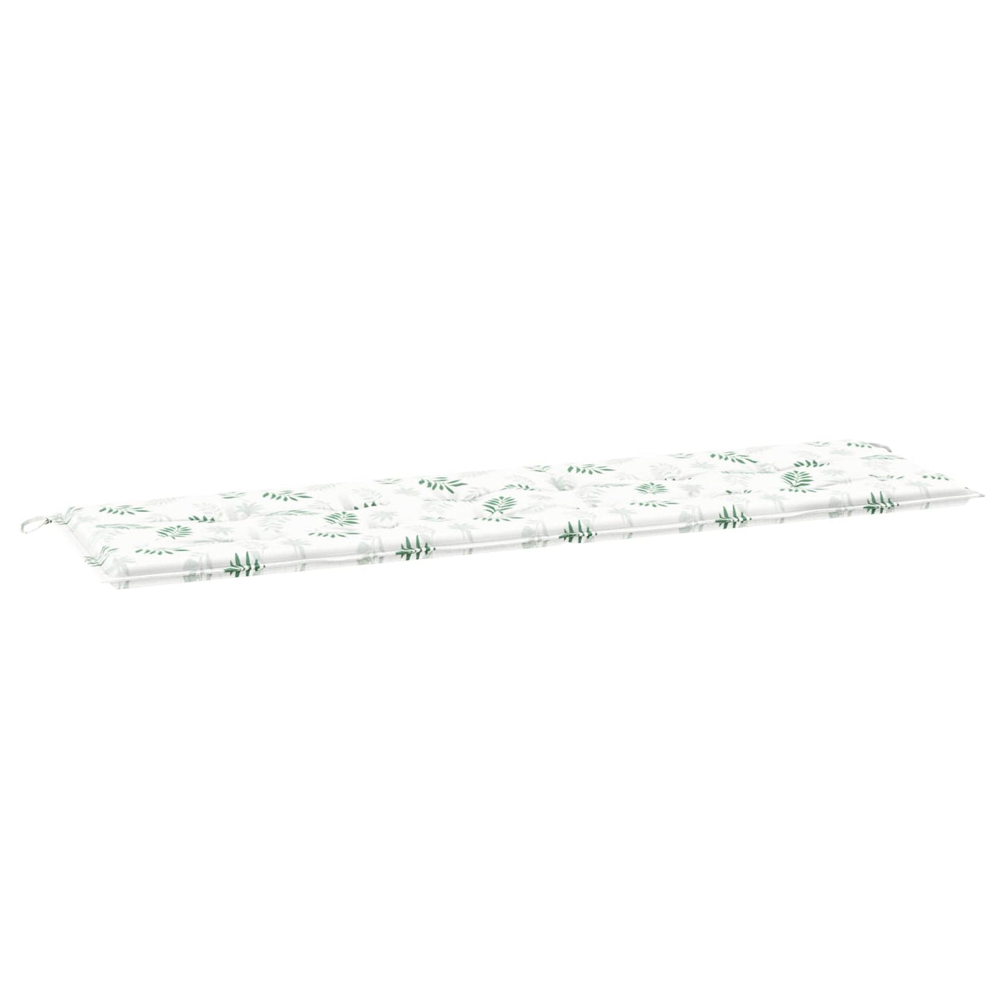 vidaXL Coussin de banc motif feuilles 150 x 50 x 3 cm tissu Oxford